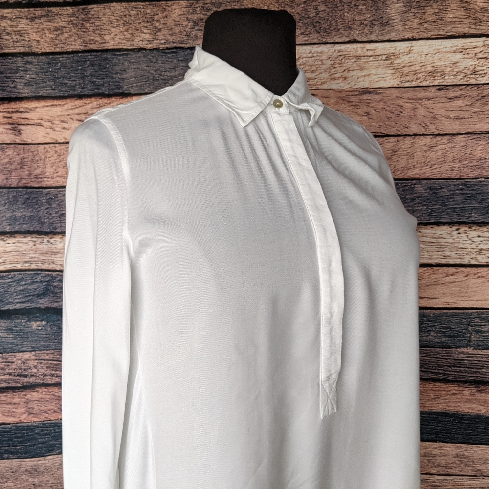Soft Surroundings White Henley Tunic